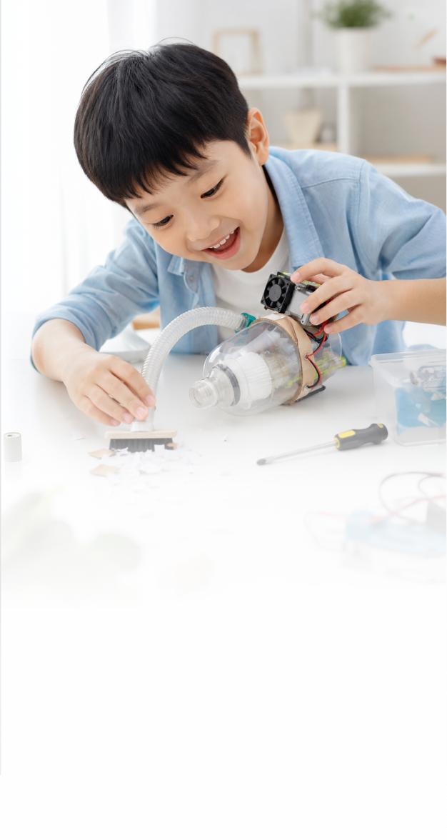 孩子制作科学作品